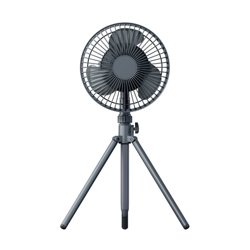 Outdoor Cooling Fan 4000mAh Rechargeable Standing Fans with Adjustable