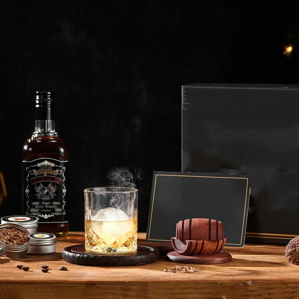 Whiskey Smoker Kit with Wood Chips-6 Flavors Old Fashioned Drink