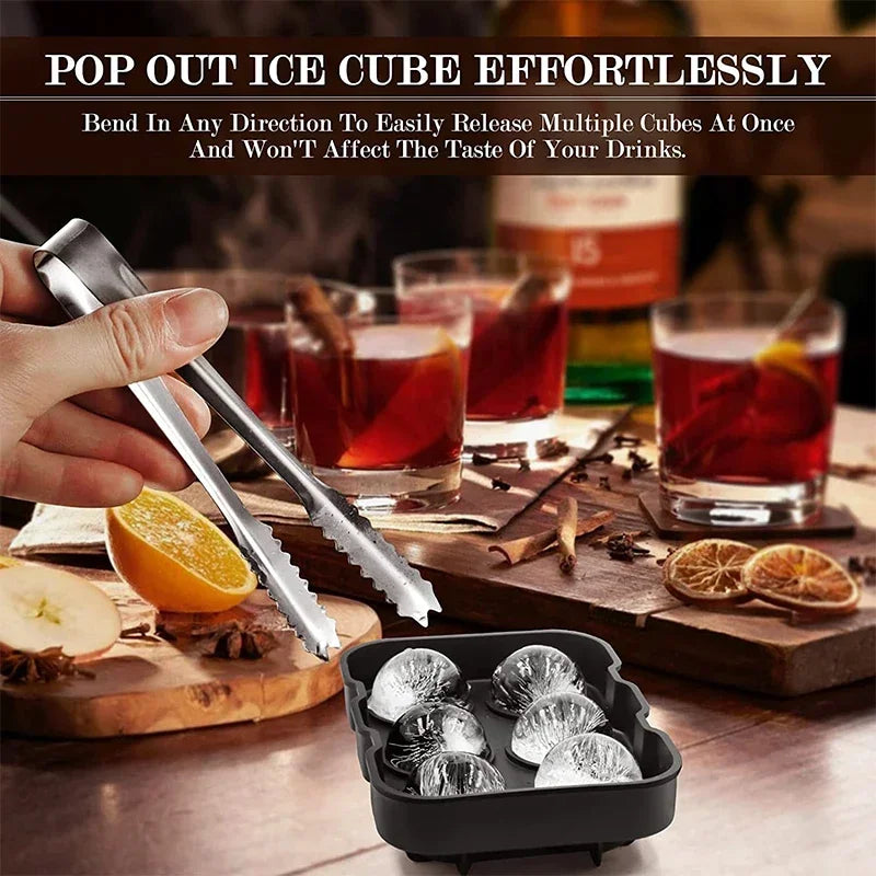 Large Ice Cube Trays Silicone Ice Cube Molds for Freezer with Lid
