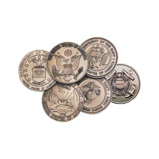 Great Seal brass medallion adhesive back for mounting to a flag case for the perfect dad gift